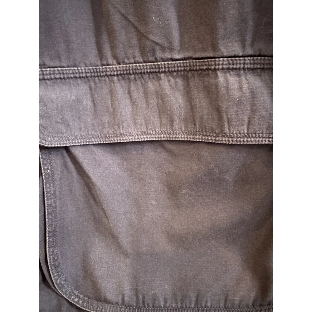 Vintage J Crew Chore Coat L Navy Barn‎ Jacket Flannel Corduroy Collar Americana